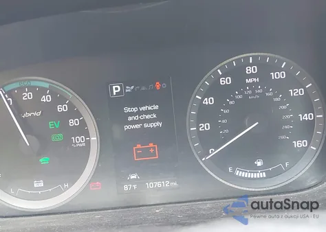 2016 Hyundai Sonata Hybrid/Limited из США, поврежденный, VIN KMHE34L10GA030401